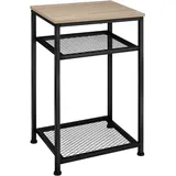 Tectake York Braun Eiche 45,5 x 36 x 75,5 cm