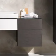 Geberit Xeno2 45x51x46,2cm, m 2 Laden, strukt./sch.-gr