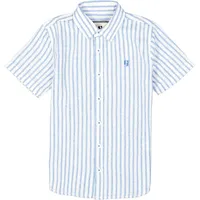 GARCIA C55621 Kurzarmhemd - Stripe Blue - 8-9 Jahre