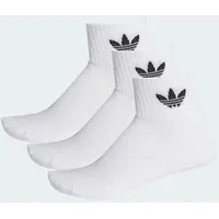 Adidas Mid Crew Socken 3er Pack White / White