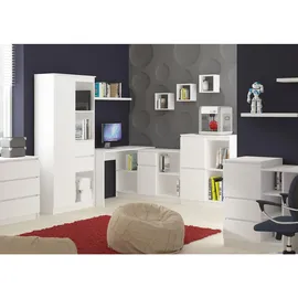 Akord Schreibtisch, Weiß, Holzwerkstoff, Rechteckig,Rechteckig, 120x79x50 cm, Arbeitszimmer, Schreibtische, Computertische