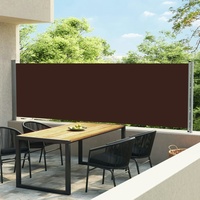 vidaXL Ausziehbare Seitenmarkise 140 x 600 cm braun 313374