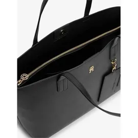 Tommy Hilfiger TH Icon Shopper Polyurethan Black