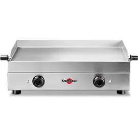 Krampouz Elektrogrillplatte 64 x 33 cm Edelstahl