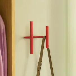 Hübsch Wandgarderobe Flip Rot