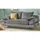 bobb Schlafcouch Flachgewebe 2-Sitzer Grau
