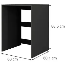 Vicco Waschmaschinenschrank Irma 68 x 88,5 cm Anthrazit