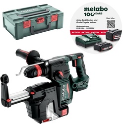 Metabo Akku Kombihammer KH 18 LTX BL 24 Q SET ISA Staubabsaugung SDSplus metaBOX