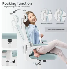 Woltu Netzstoff Blau