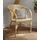 Dekoleidenschaft Rattansessel lackiert beige