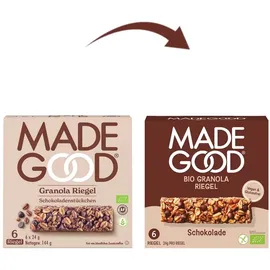 MadeGood Müsliriegel Schokoladenstücken bio (6St)