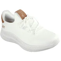 SKECHERS BOBS GEO CITY DAPPER Slip-On Sneaker Memory Foam Einlegesohle weiß, 42
