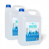 Peter Space Destilliertes Wasser 2x5 L Kanister Reinstwasser für Dampbügeleisen, geeignet für industrielle und wissenschaftliche Zwecke - für Privathaushalt