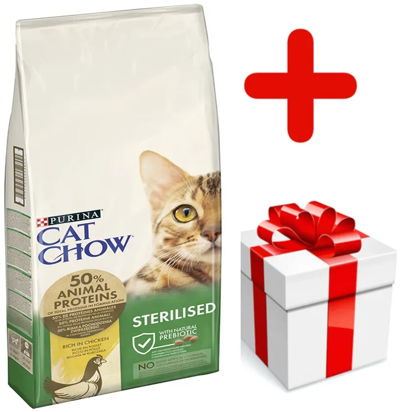 PURINA Cat Chow Special Care Sterilised 15kg + Überraschung für die Katze (Rabatt für Stammkunden 3%)