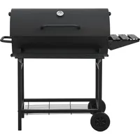 Casa.pro Grillwagen Armento 95x108x61cm Schwarz