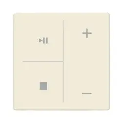 Busch-Jaeger LFMW/A.4.63.1-82 Abdeckung als Taster 4-fach mit Symbolik Musiksteuerung 2CKA006199A0328 LFMWA463182