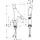 Hansgrohe Axor Starck Organic 80 mit Zugstangen-Ablaufgarnitur - brushed nickel