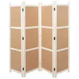 MCW Paravent braun, 4 Paneele 166x160cm