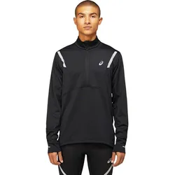 ASICS Herren T-Shirt LITE-SHOW WINTER 1/2 ZIP TOP, PERFORMANCE BLACK, S