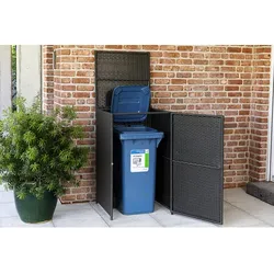 MERXX Mülltonnenbox »Mülltonnenbox grau«