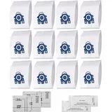 Hyclean 3d Fjm Staubsaugerbeutel Für Miele (12 Beutel, 2 Motorfilter, 2 Entsorgungsfilter) Staubsaugerbeutel Für Miele Gn Pack Xxl, Alternative Für Miele 9917730 Gn Hyclean 3d