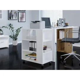 matkam Druckertisch 60 x 40 x 74 cm Weiß