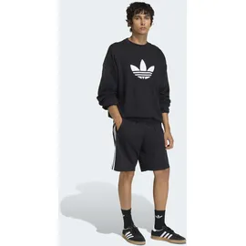 adidas Shorts ADIDAS ORIGINALS "SHORT", Herren, Gr. M, N-Gr, schwarz (schwarz, weiß, normal, gr.), Obermaterial: 100% Polyester, Hosen Shorts, lässige Bermudas-Form, mit Kordelverschluss, normale weite Passform