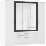 Rauch Kombischrank BURANO", (alpinweiß, graumetallic), (A95480298)