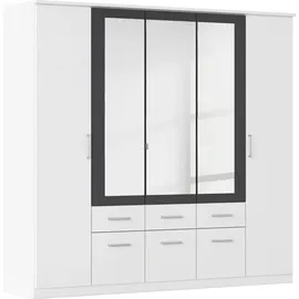 Rauch Kombischrank BURANO", (alpinweiß, graumetallic), (A95480298)