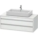 Duravit Ketho 120x55cm, w m, f AWT mitt., 2 Schubk.