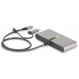 Startech StarTech.com 2-Port USB-C Hub mit Ethernet und RS232 Port,USB-A Adapter, 100W Power Delivery Pass-Through, 5Gbps