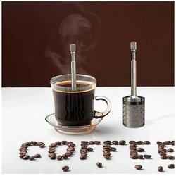 götäzer Handfilter Push-Kaffeefilter aus Edelstahl, Moderner und einfacher Push-Kaffeefilter aus Edelstahl 304