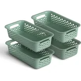 Pro Home Aufbewahrungskorb Kunststoff 20 x 10 x 5 cm grün