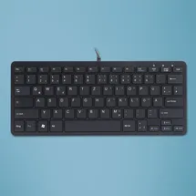 R-Go Tools Compact Tastatur DE schwarz (RGOECQZB)