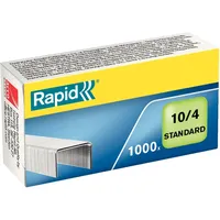 Rapid Heftklammern No. 10, 10/4 mm, Standard, verzinkt, 20