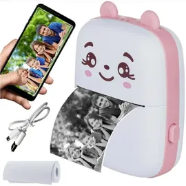 Wisam® Mini Bluetooth Taschendrucker Rosa