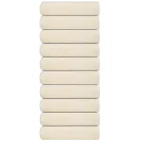 VidaXL Badetücher 10 Stk. Creme 100x150 cm 360 g/m2