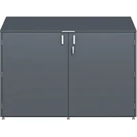 FM-SOLAR Fahrradgarage Fahrradbox Aufbewahrungsbox für Fahrrad