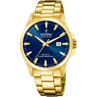 Festina Herrenuhr F20044/3 - blau,gold - 41mm