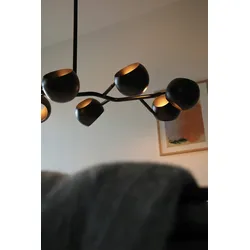 MARKSLÖJD Edgar Deckenlampe Schwarz