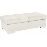 exxpo - sofa fashion Hocker Spring Bankhocker Kunstleder 140 x 44 x 67 cm Weiß