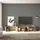 SKRAUT HOME Lowboard 309x50x35 cm Schwarz/Eiche Holzwerkstoff