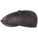 Stetson Schiebermütze Hatteras aus echtem Ziegen-Wildleder grau 58/L
