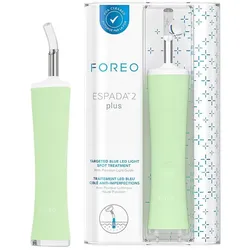 FOREO ESPADATM 2 plus Therapiegerät mit LED-Blauchlicht zur Behandlung von Hautunreinheiten Anti-Akne Pflege Pistachio 