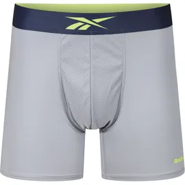 Reebok Boxer »TULLY« 3er Pack, basic, bequem, weich, mit Logo, breiter Bund Reebok aubergine/grey/vector-navy