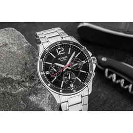 Casio MTP Analog Quarz Edelstahl 37 mm MTP-1374D-1