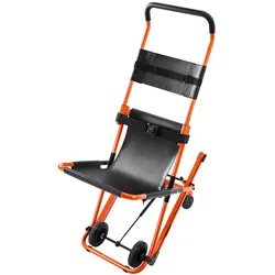 VEVOR EMS-Treppenstuhl 159kg Tragfähigkeit faltbarer Notfall-Treppensteigrollstuhl aus Alu 855x530x1350mm Treppenlift Krankenwagen Feuerwehrmann Evakuierung für ältere Menschen und Behinderte
