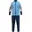 Trainingsanzug skyblue/weiß/marine 152