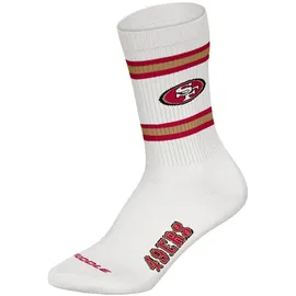 NFL Socken, 3er Pack Stretch-NFL 3Pack Crew Socks, bunt|rot 39-42