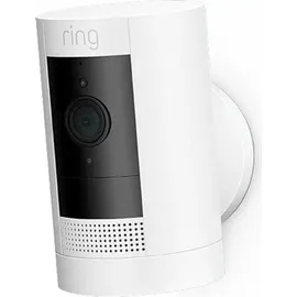 Ring Stick Up Cam Akku Weiß